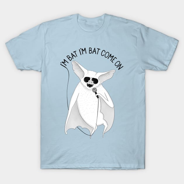 Bat | Animal Karaoke Collection T-Shirt by DrawingEggen